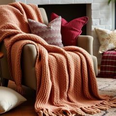 Tekstylia zimowe do domu: jak łączyć ciepło, styl i funkcjonalność w aranżacji wnętrz