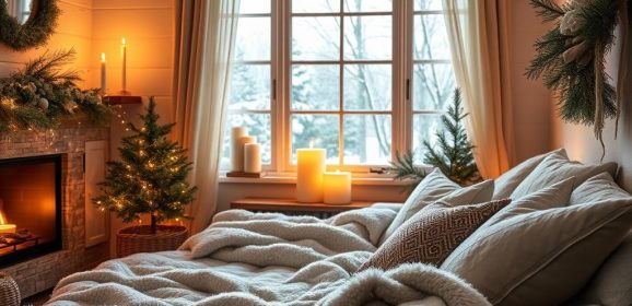 Przytulny dom na zimę: jak zbudować ciepłą atmosferę dzięki światłu, tekstyliom i naturalnym dekoracjom