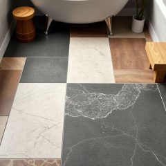 Podłoga do łazienki: jak wybrać materiał łączący trwałość, bezpieczeństwo i styl wnętrza