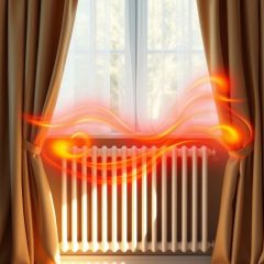 Zasłony a grzejnik: jak unikać błędów blokujących ciepło i obniżających efektywność ogrzewania