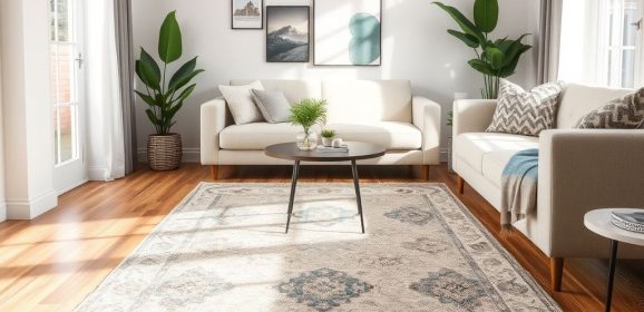 Jak wybrać dywan do salonu w zależności od rodzaju podłogi – praktyczny przewodnik po stylu, komforcie i bezpieczeństwie